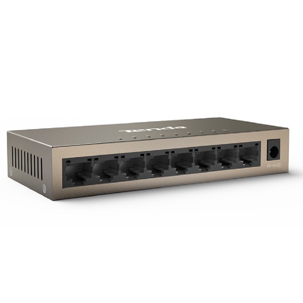 Повреждение упаковки TENDA TEG1008M Коммутатор настольный 8-Ports 10/100/1000 Base-T Gigabit Switch
