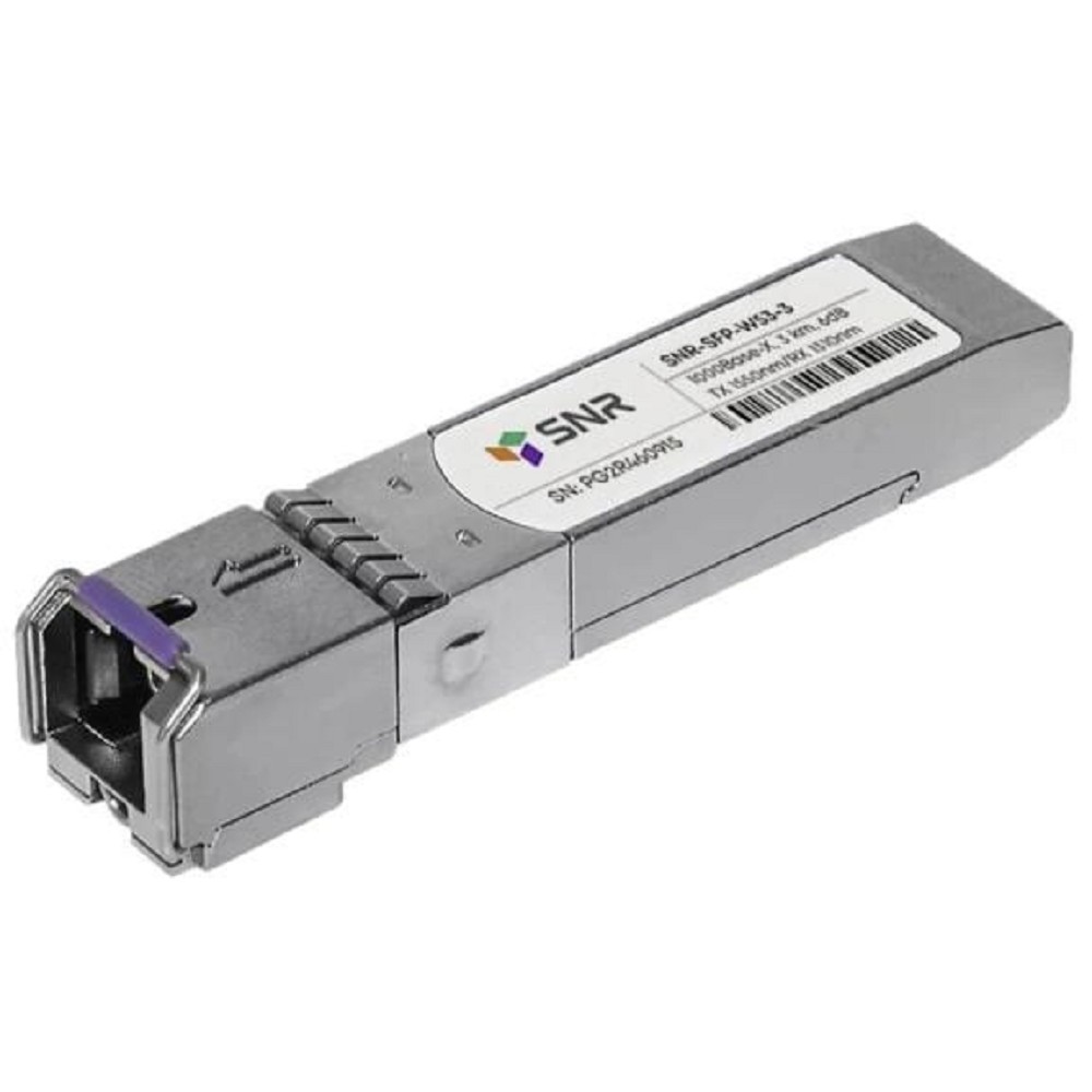 SNR SNR-SFP-W53-3-I  Модуль SFP WDM, дальность до   3км (6dB), 1550нм, индустриальный