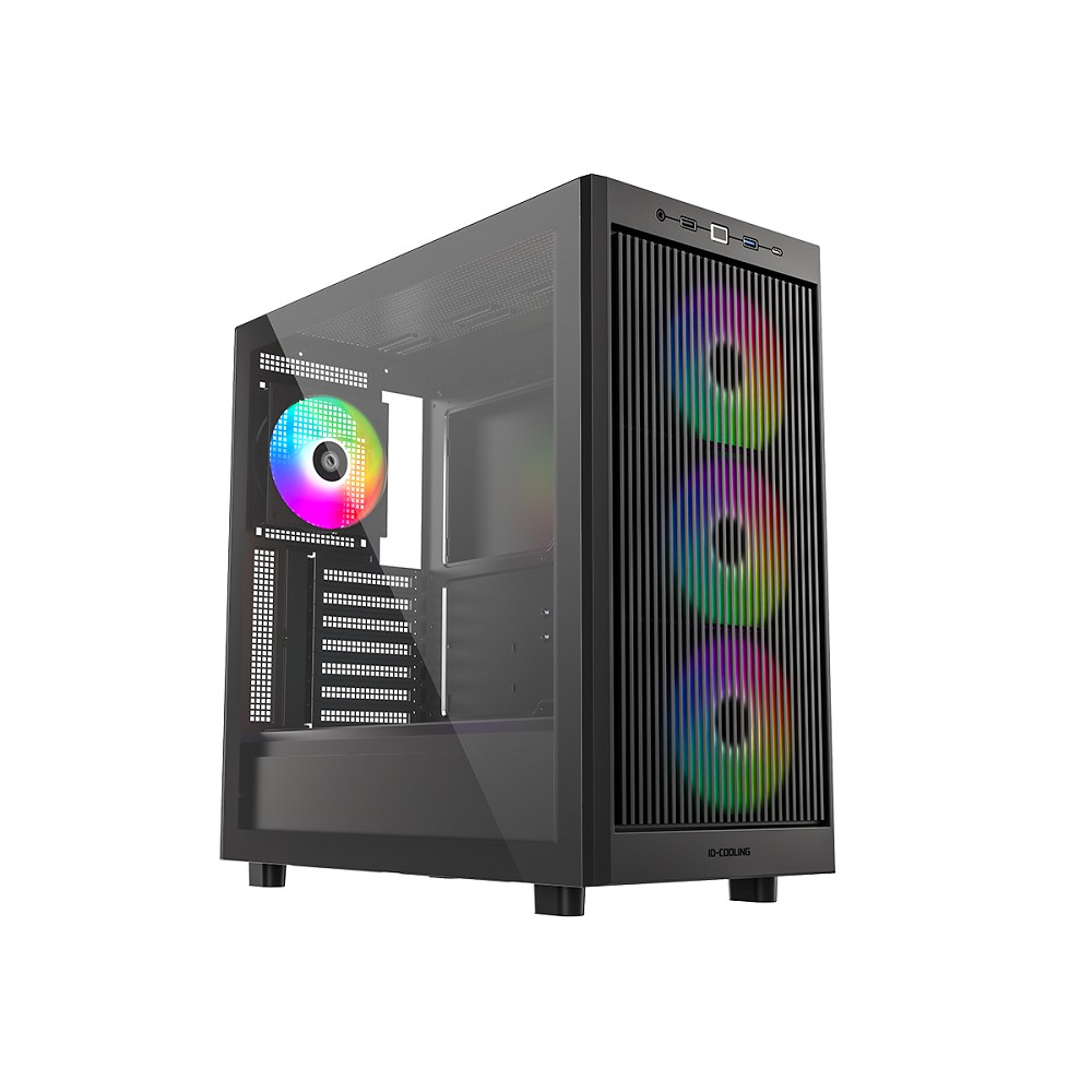 Case ID-Cooling WARE 510 ARGB Black ATX/ win TG/ 4 fans/ Type C/ CPU 180mm/ GPU 380mm/ no PSU