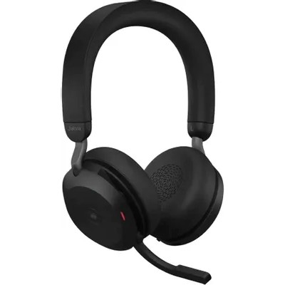 Jabra 27599-999-999 Наушники с микрофоном Jabra Evolve2 75, Link380a MS Stereo Black черный накладные BT/Radio оголовье (27599-999-999)