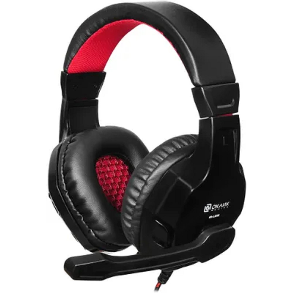 Oklick HS-L320G черный/красный{1.9м мониторы оголовье (NO-3000)} [359482]