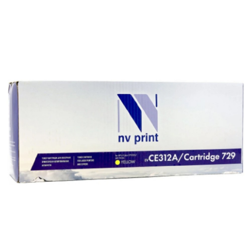 NVPrint CE312A/CRG729 Картридж для HP Color LaserJet CP1025/Canon i-SENSYS LBP7010C, yellow (1000K)
