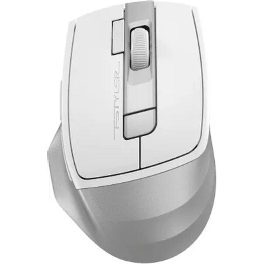 Мышь Wireless A4Tech Fstyler FG45CS Air2 белый/серебристый оптическая (2000dpi) silent USB для ноутб