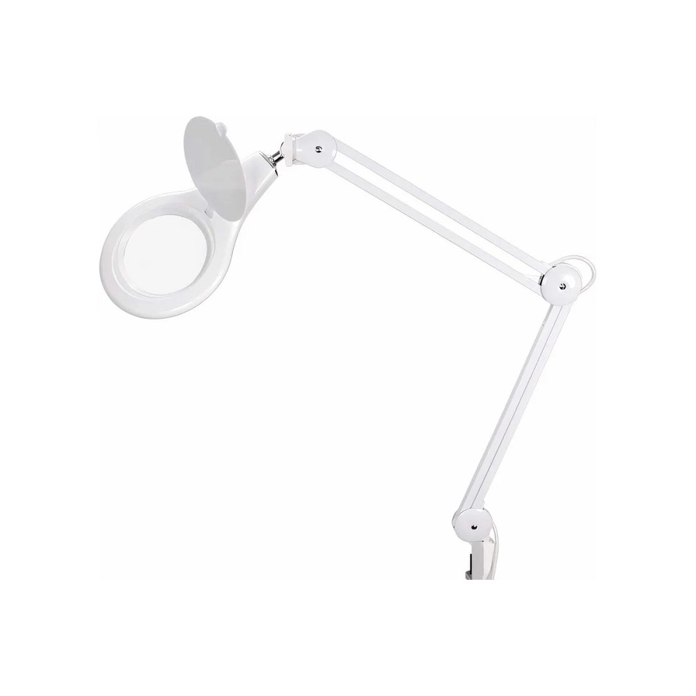 Rexant 31-0503 Лупа на струбцине  , круглая, 5D, с подсветкой 108 LED, белая