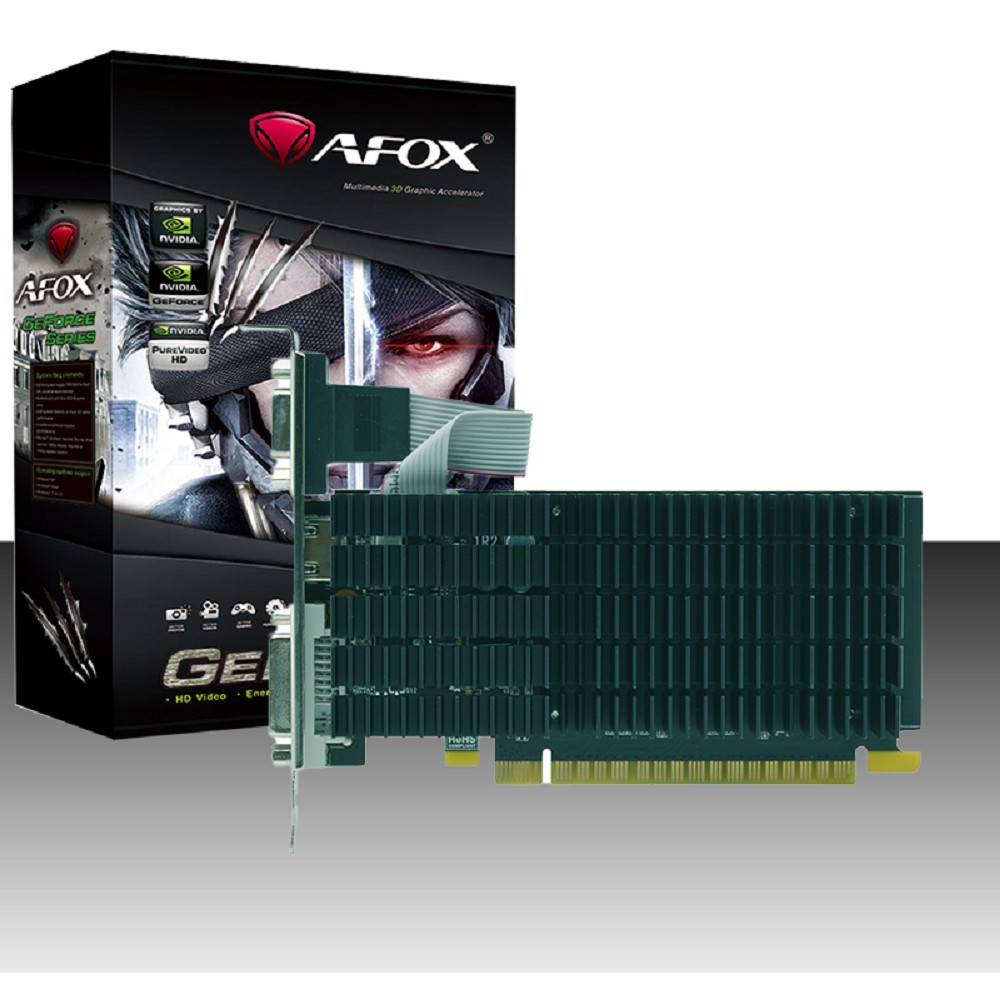 Видеокарта AFOX GT710 2GB DDR3 64bit VGA/DVI/HDMI Passive (AF710-2048D3L5) RTL 