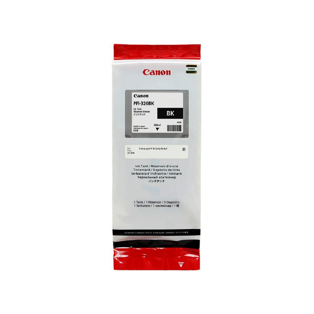 Canon PFI-320BK  Картридж  для Canon TM-200/TM-205/TM-300/TM-305, чёрный, 300 мл