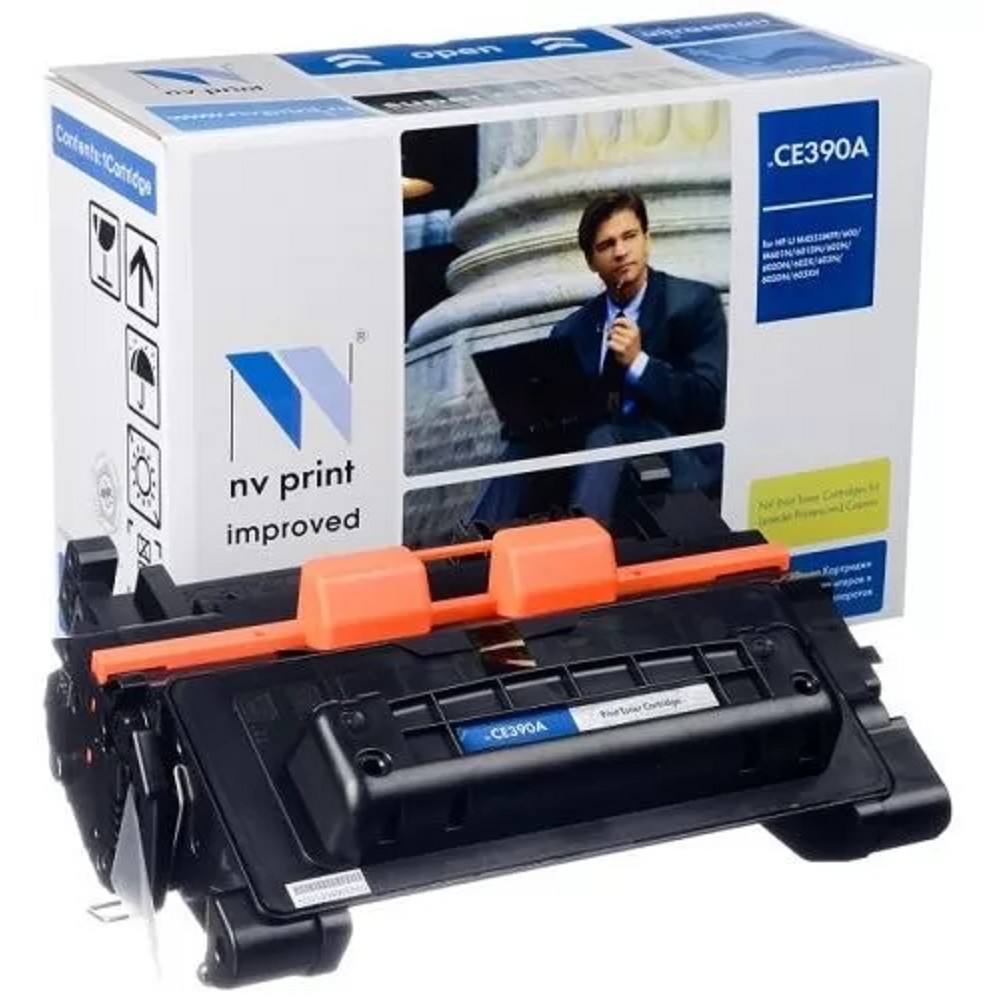 NVPrint CE390A Картридж для HP LJ M4555, 10000 стр. 