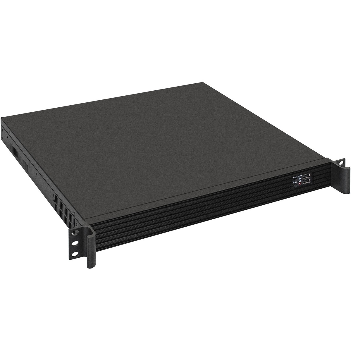 Exegate EX279777RUS Серверный корпус Exegate Pro 1U390-01 <RM 19",  высота 1U, глубина 390, БП 350DS, USB>