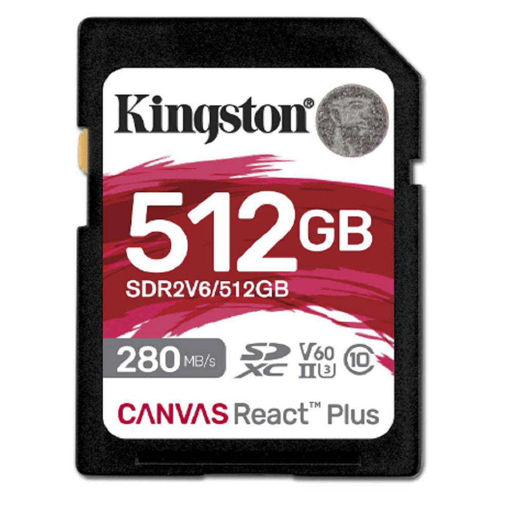 SecureDigital 512GB Kingston SDR2V6/512GB Canvas React Plus w/o adapter