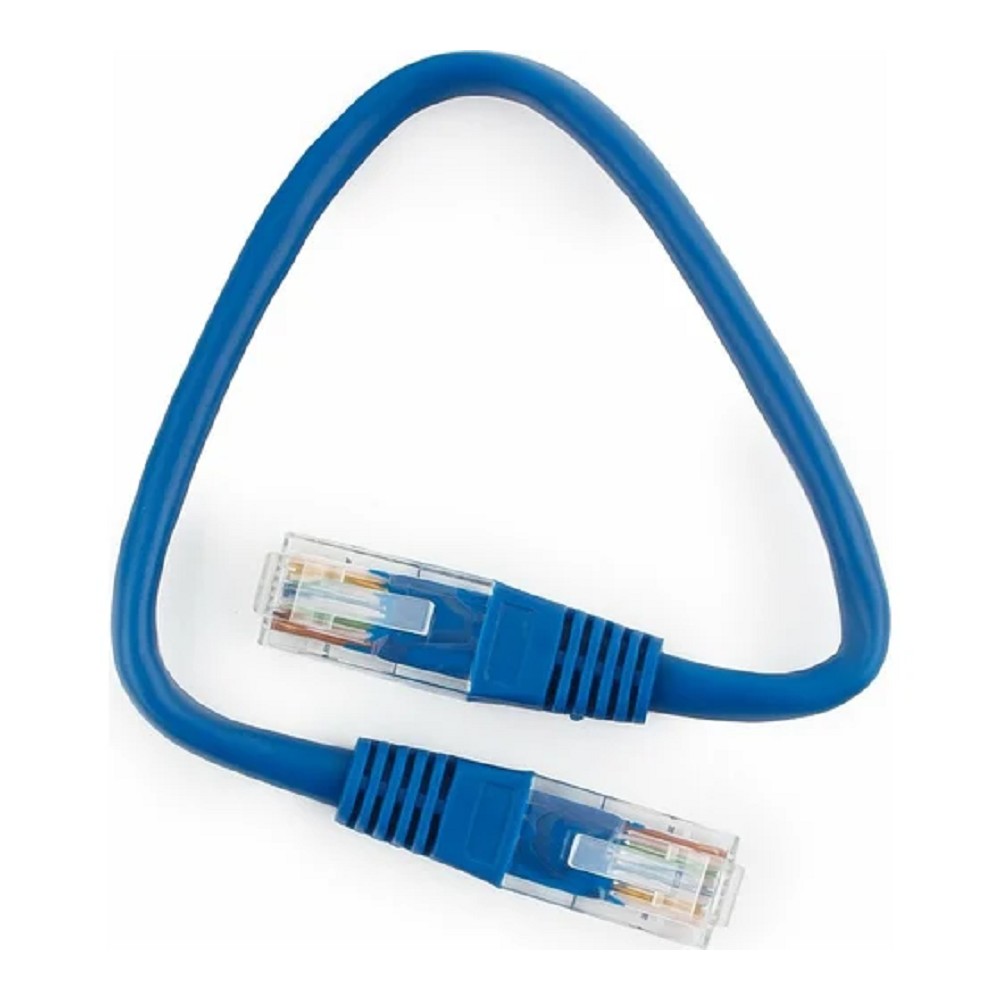 Cablexpert PP12-0.25M/B кат.5e, 0.25м, литой, многожильный, синий (PP12-0.25M/B)