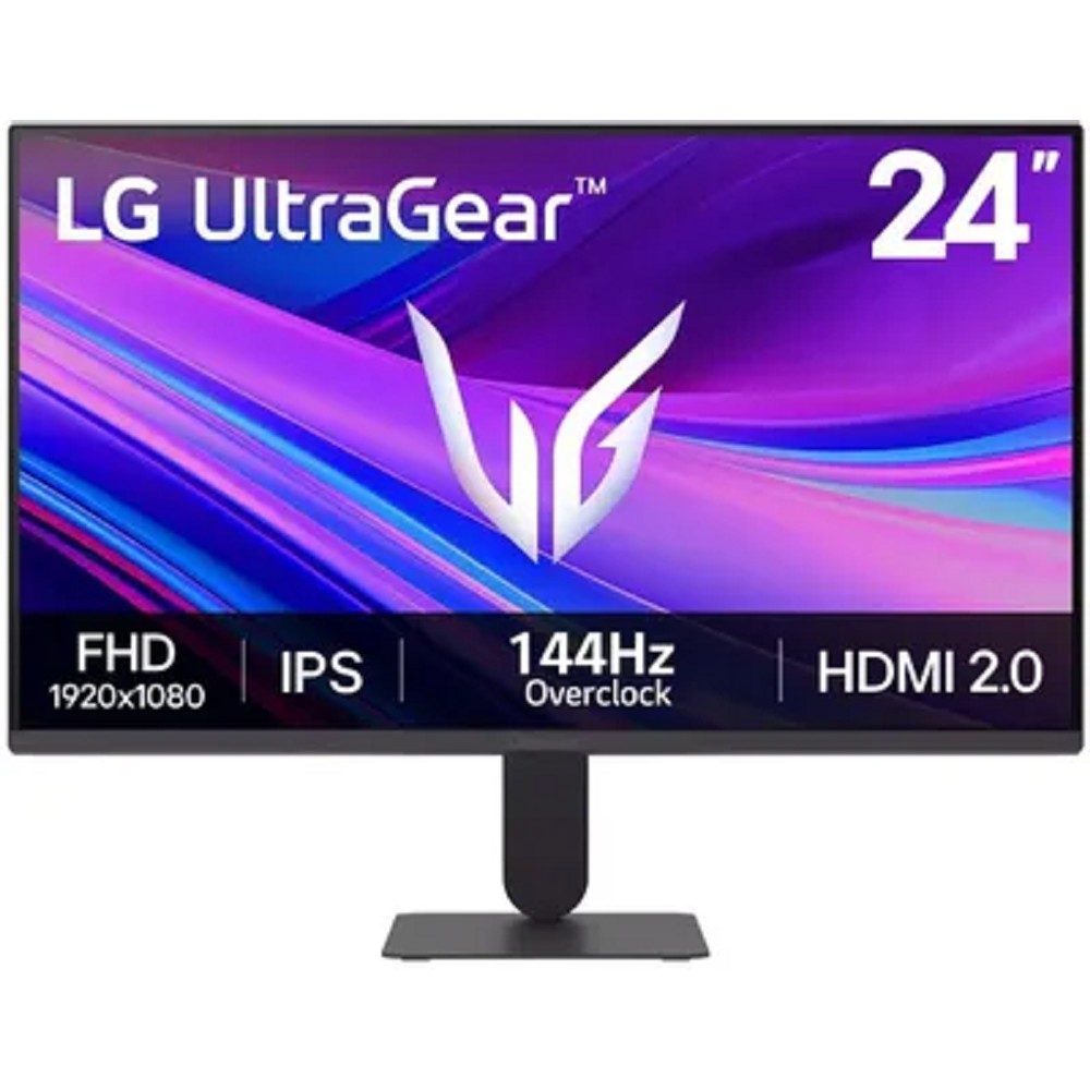 LCD LG 23.8" 24G411A-B {IPS 1920x1080 144Hz 5ms 250cd 1500:1 HDMI2.0 DisplayPort1.4 NVIDIA G-Sync FreeSync HDR10 VESA}