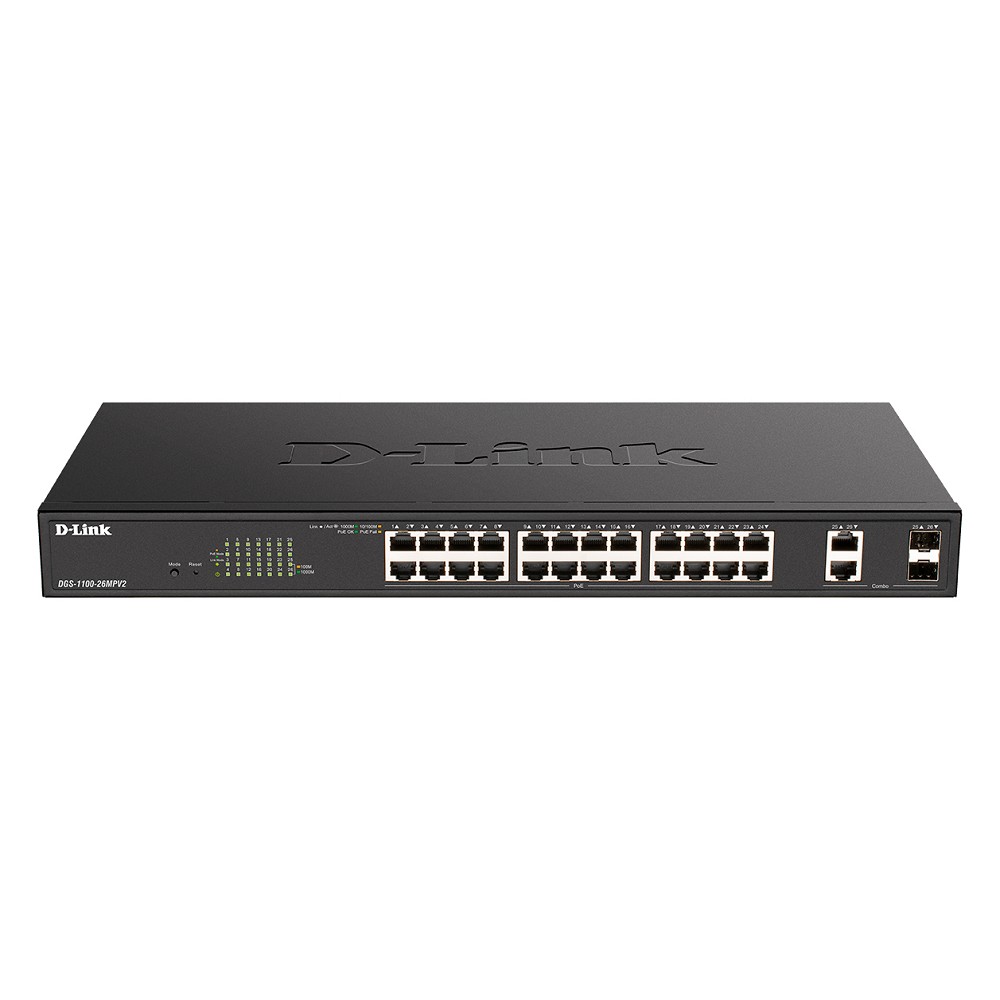 Повреждение упаковки D-Link DGS-1100-26MPV2/A3A Настраиваемый L2 коммутатор с 24 портами