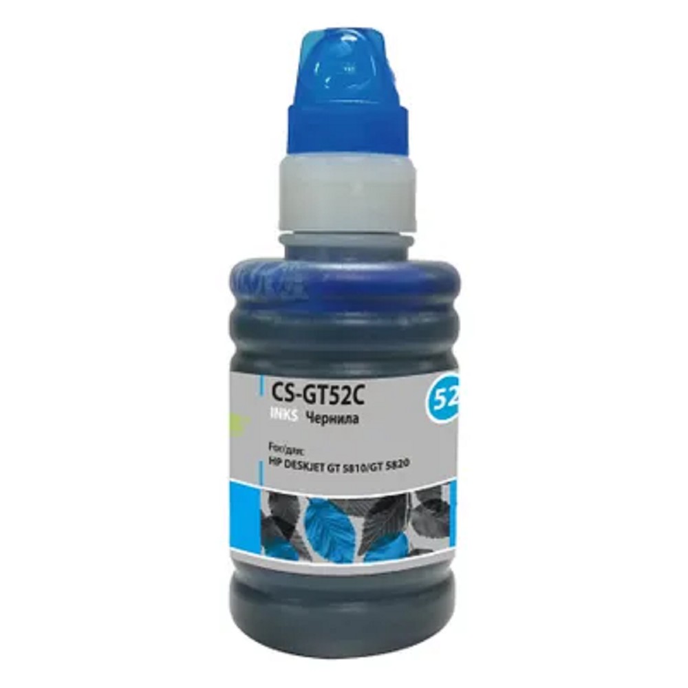 Cactus CS-GT52C Чернила для HP DeskJet GT 5810/5820/5812/5822, голубой, 100 мл.