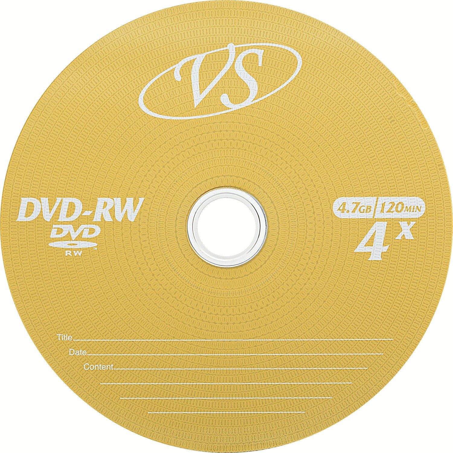 VS DVD-RW 4,7 GB 4x SL/5 (VSDVDRWSL501) (620816)
