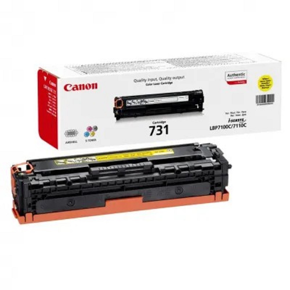 Canon Cartridge 731Y  6269B002 Картридж LBP7100 / LBP7110, Желтый, 1500стр.