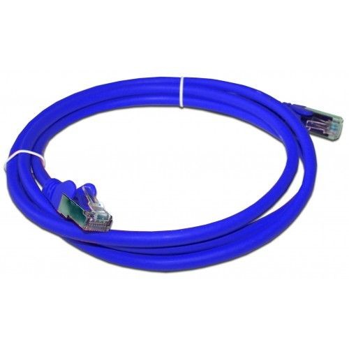 Патч-корд LANMASTER LSZH FTP кат.5e, 5.0 м, синий