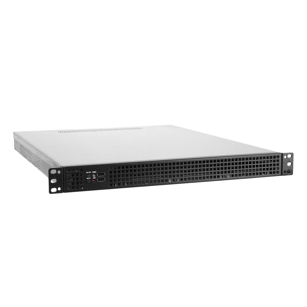 Exegate EX265503RUS Серверный корпус Exegate Pro 1U550-04 <RM 19",  высота 1U, глубина 550, БП 350DS, USB>