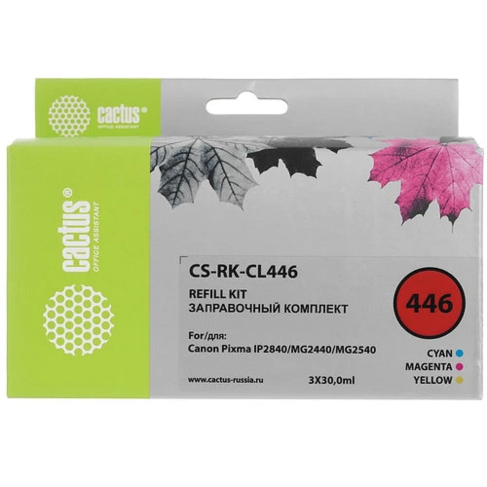 CACTUS Заправочный набор CS-RK-CL446 многоцветный 90мл для Canon Pixma MG2440/MG2541