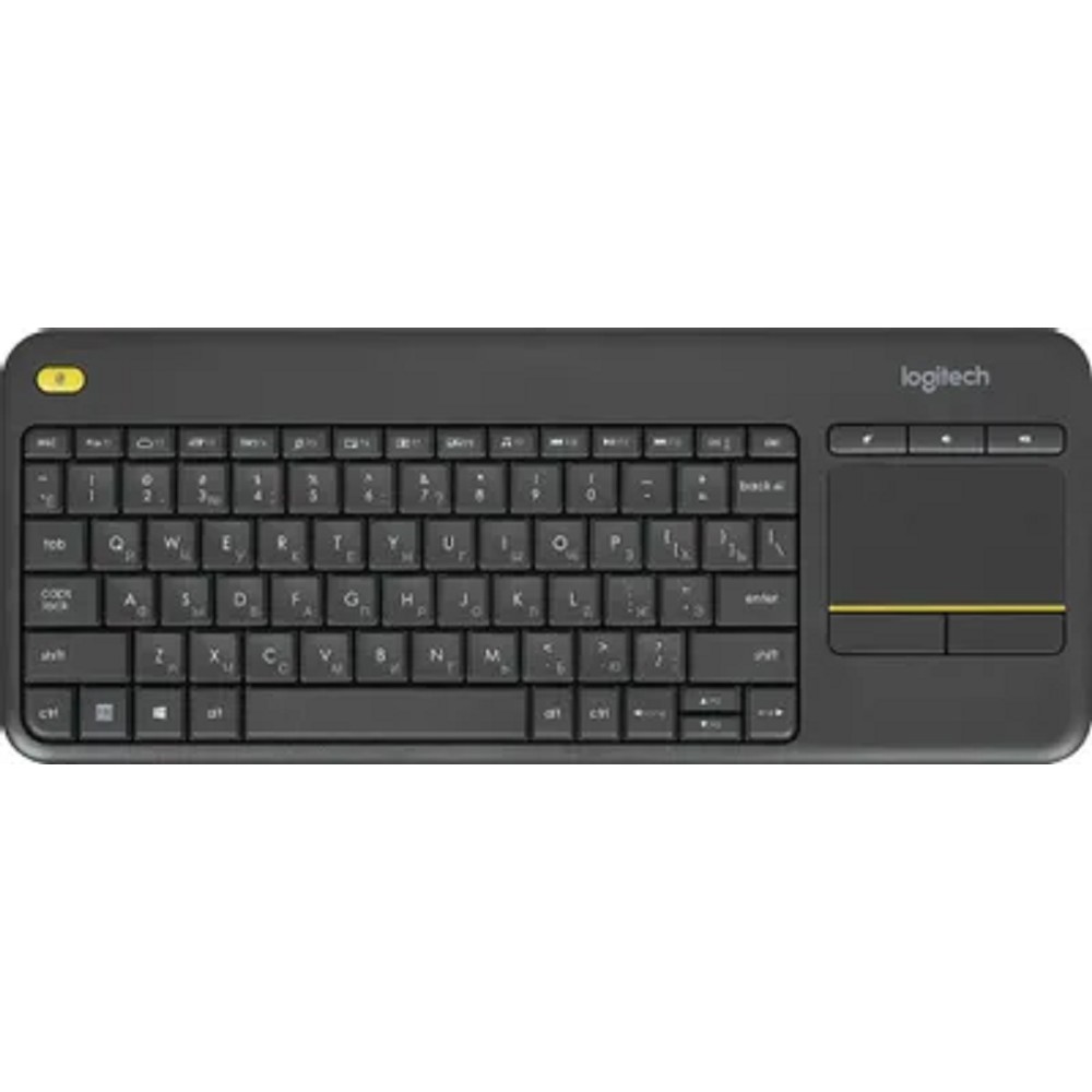 920-007173 Logitech Клавиатура K400 Wireless Touch Plus Keyboard RU/LAT