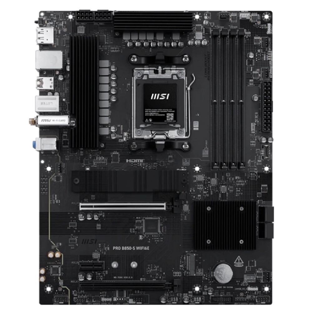 MSI PRO B850-S WIFI6E {SocketAM5 AMD B850 4xDDR5 ATX AC`97 8ch(7.1) 2.5Gg RAID+HDMI+DP}