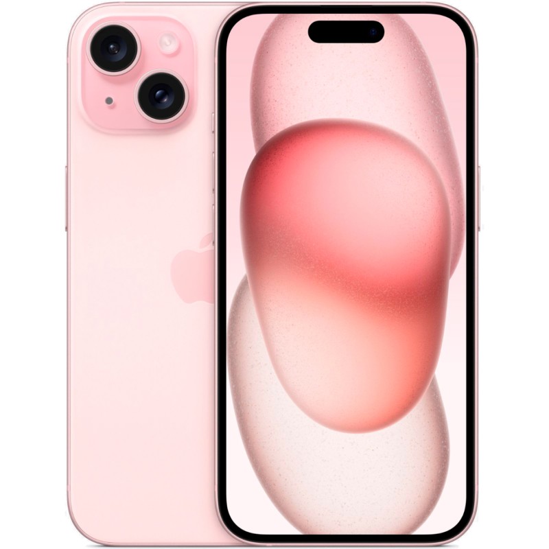 Apple iPhone 15 128Gb pink 3G 4G 1Sim 6.1" iOS 17 802.11 a/b/g/n/ac/ax NFC GPS A3090 MTP13HN/A ИНДИЯ