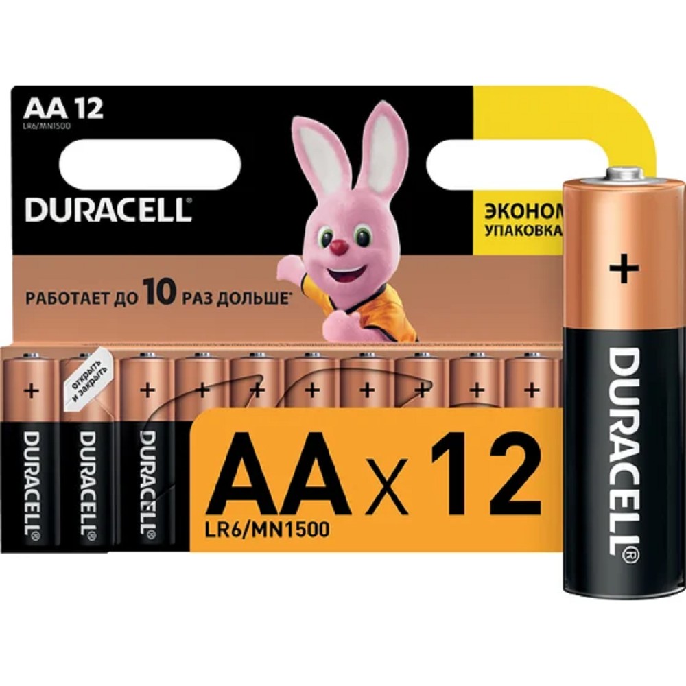 Повреждение упаковки DURACELL LR6-12BL BASIC (12 шт. в уп-ке)