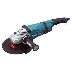 Makita GA9040SF01 Угловая шлифовальная машина ф230мм [GA9040SF01] {2600Вт,6600об\м,5.5кг,кор,суперфланец,плавный пуск,антивиб рукоятка}