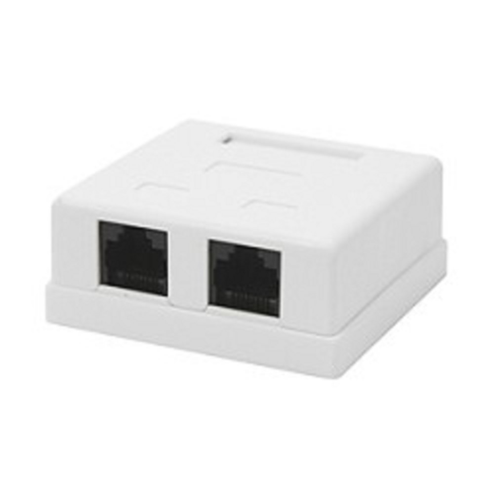 Gembird NA214 RJ-45 Розетка  кат.5e внешняя 2 порта, 110&amp;Krone