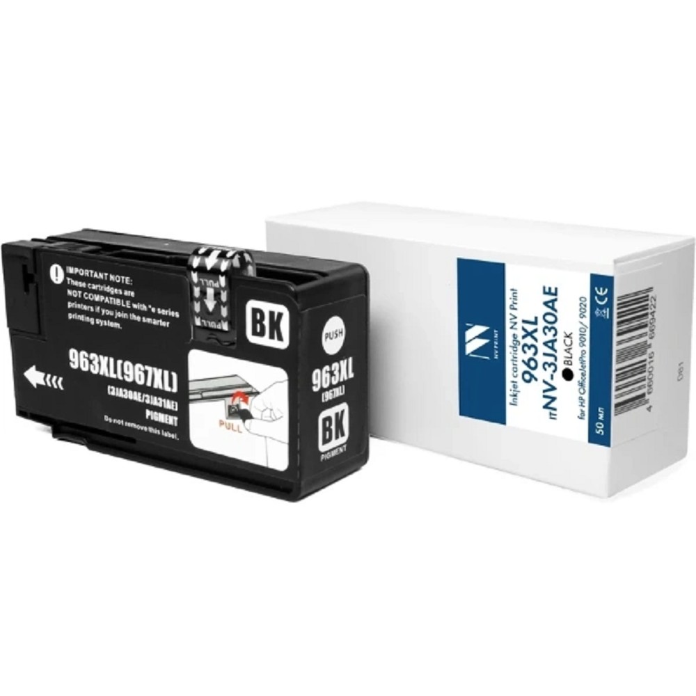 Струйный картридж NVP 963XL (NV-3JA30AE) Black для HP OfficeJetPro 9010/9020 (26 мл) совместимый