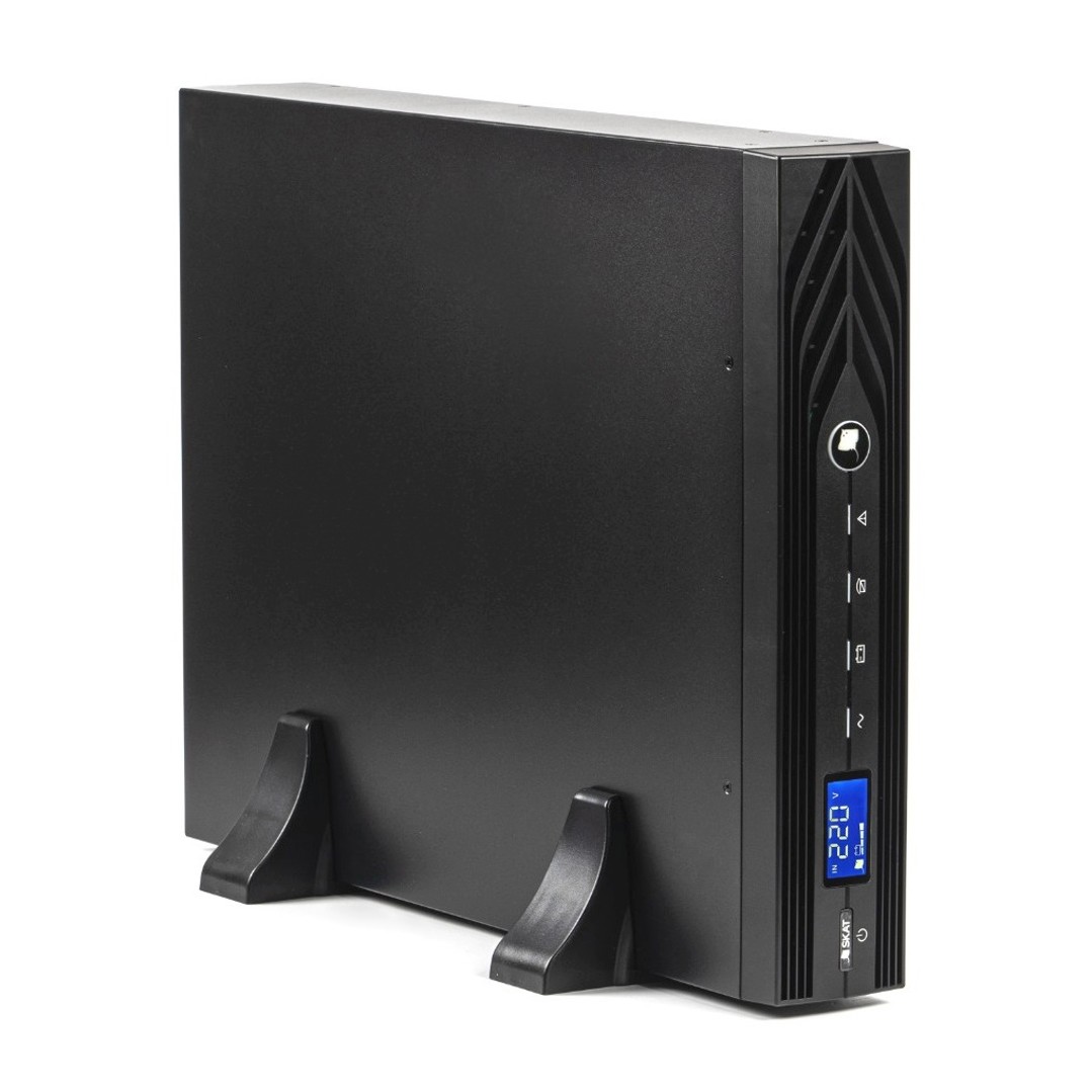 ИБП Бастион SKAT-UPS 3000-RACK-ON-6x9      {Online, 3000ВА/2700Вт, 2хЕВРО+1хС19, АКБ 6х 9Ач, SNMP/USB/RS-232, доп блок до 4 шт SKAT BC 72/18S3, МПТ} (8756)