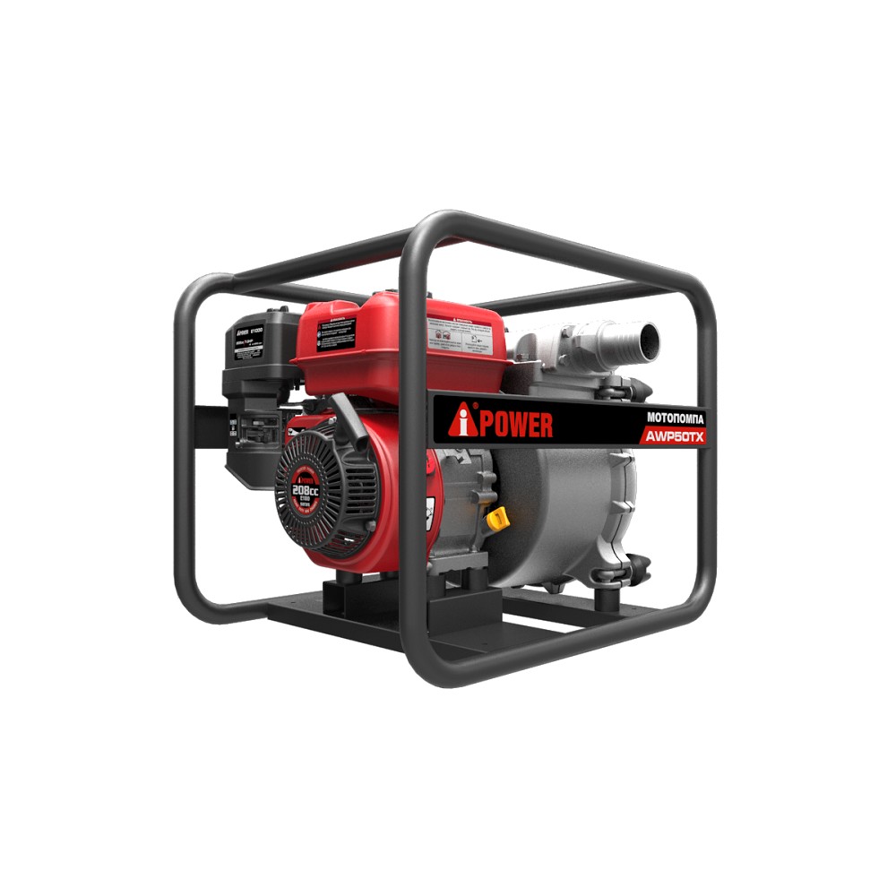 A-ipower мотопомпа бензиновая для сильно загрязненной воды AWP50TX [30321]