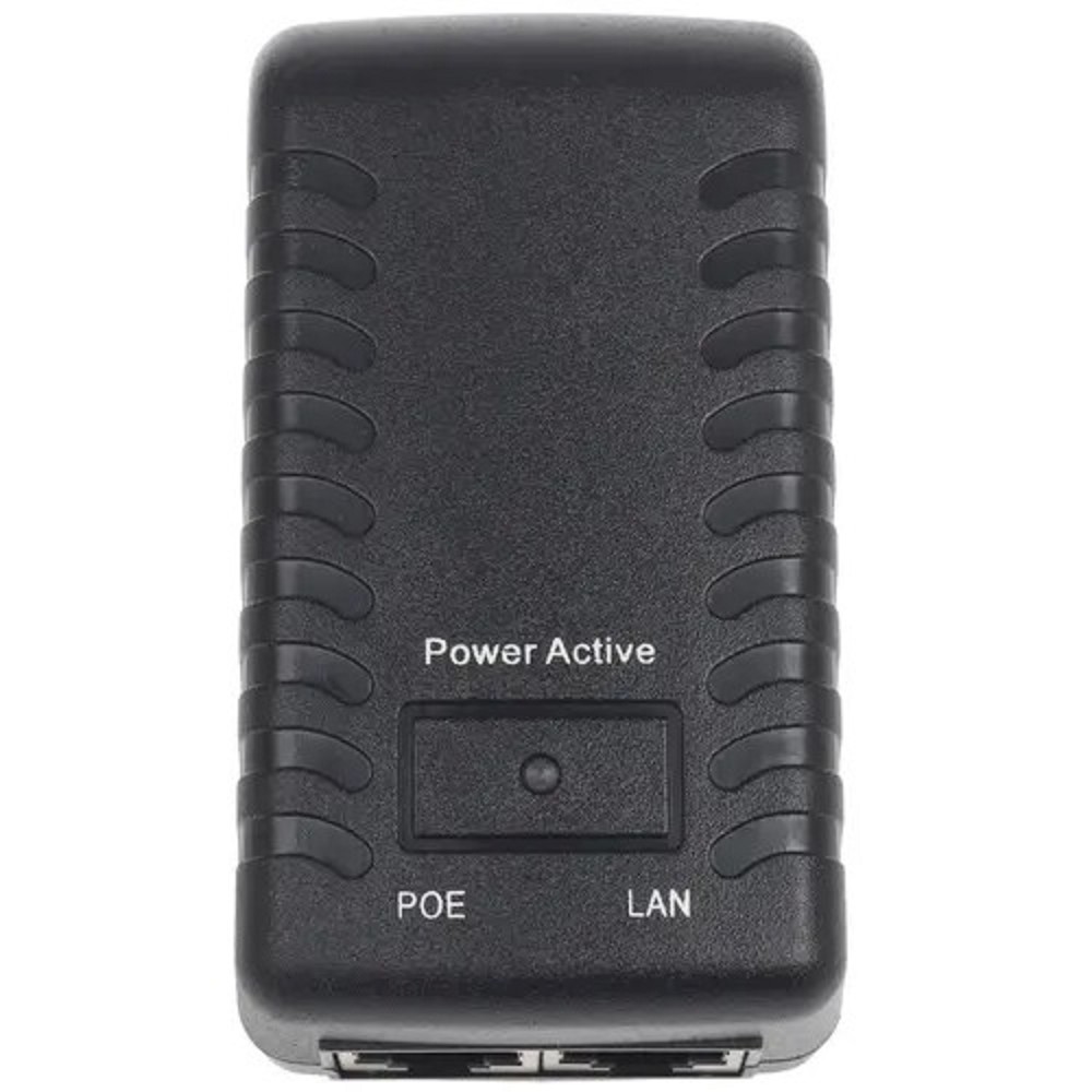 ORIENT SAP-48POE 1A, PoE инжектор питания 48W, AC 100-240V/ DC 48V, 1.0A, вход: RJ45 LAN 10/100, выход: RJ45 PoE тип B (4/5+,7/8-), совместим с оборудованием PoE IEEE 802.3af, (30428)
