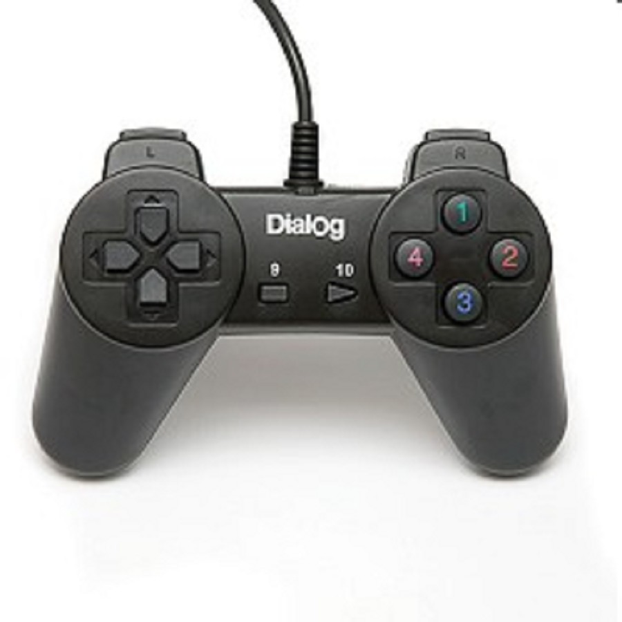 Dialog Action GP-A01, черный {Геймпад, 10 кнопок, USB}