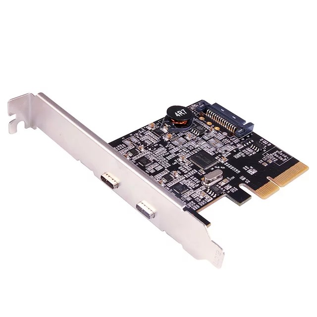 Controller ST-Lab, PCI-E x1, U-1800 2xUSB3.1(C) 10Gbps,+LP bracket, Ret