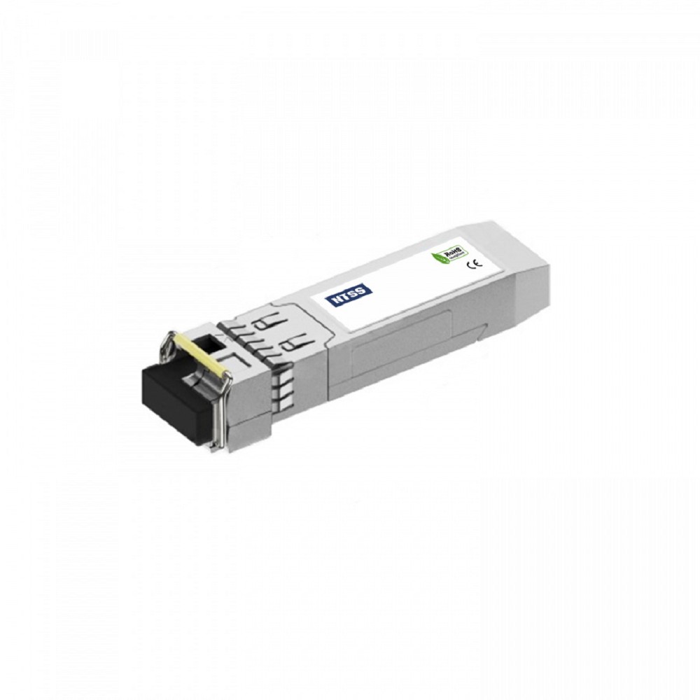 NTSS Модуль NTSS SFP+, 10Гбит/с, разъём LC, рабочая длина волны 1330/1270нм, SM, WDM, дальность до 40км, ОБ 16дБ, DDM NTSS-SFP+10G-32-40LD