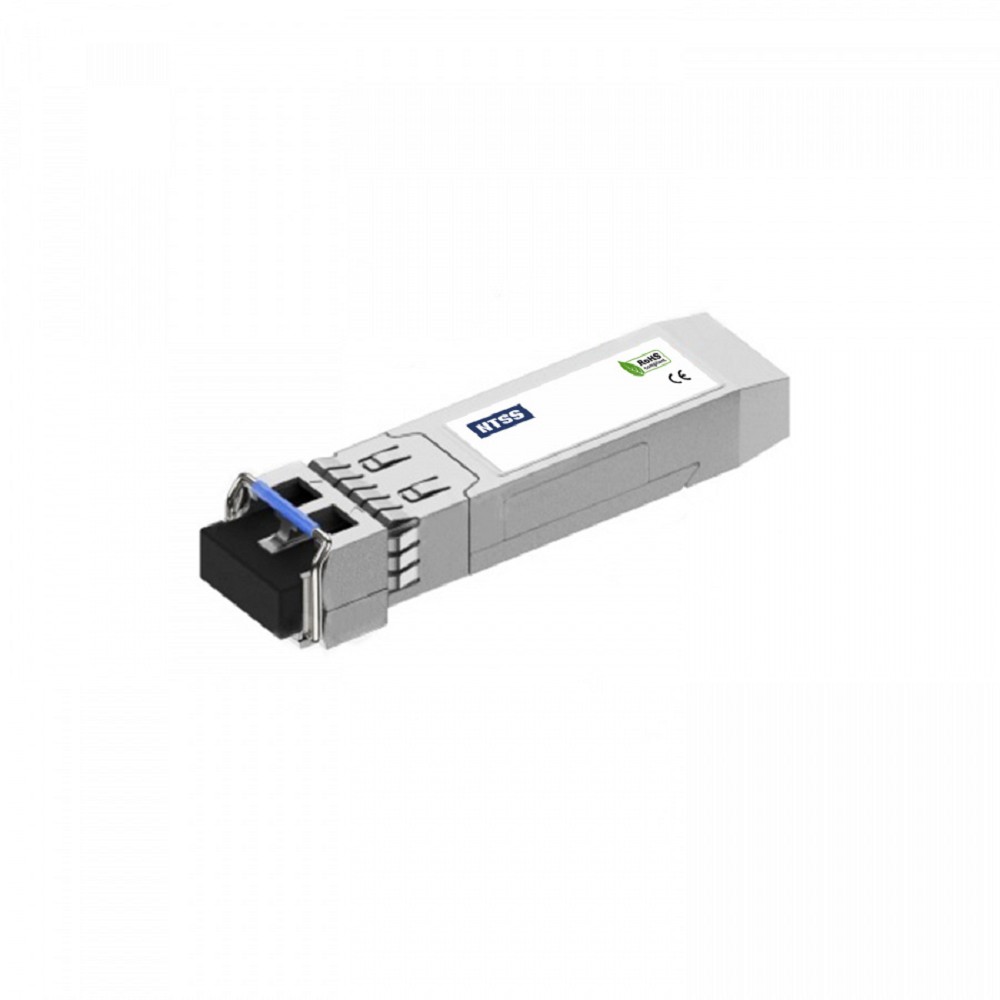 NTSS Модуль NTSS SFP+, 10Гбит/с, разъём duplex LC, рабочая длина волны 1310нм, SM,  дальность до 20км, ОБ 11дБ, DDM NTSS-SFP+10G-LR-1320LD