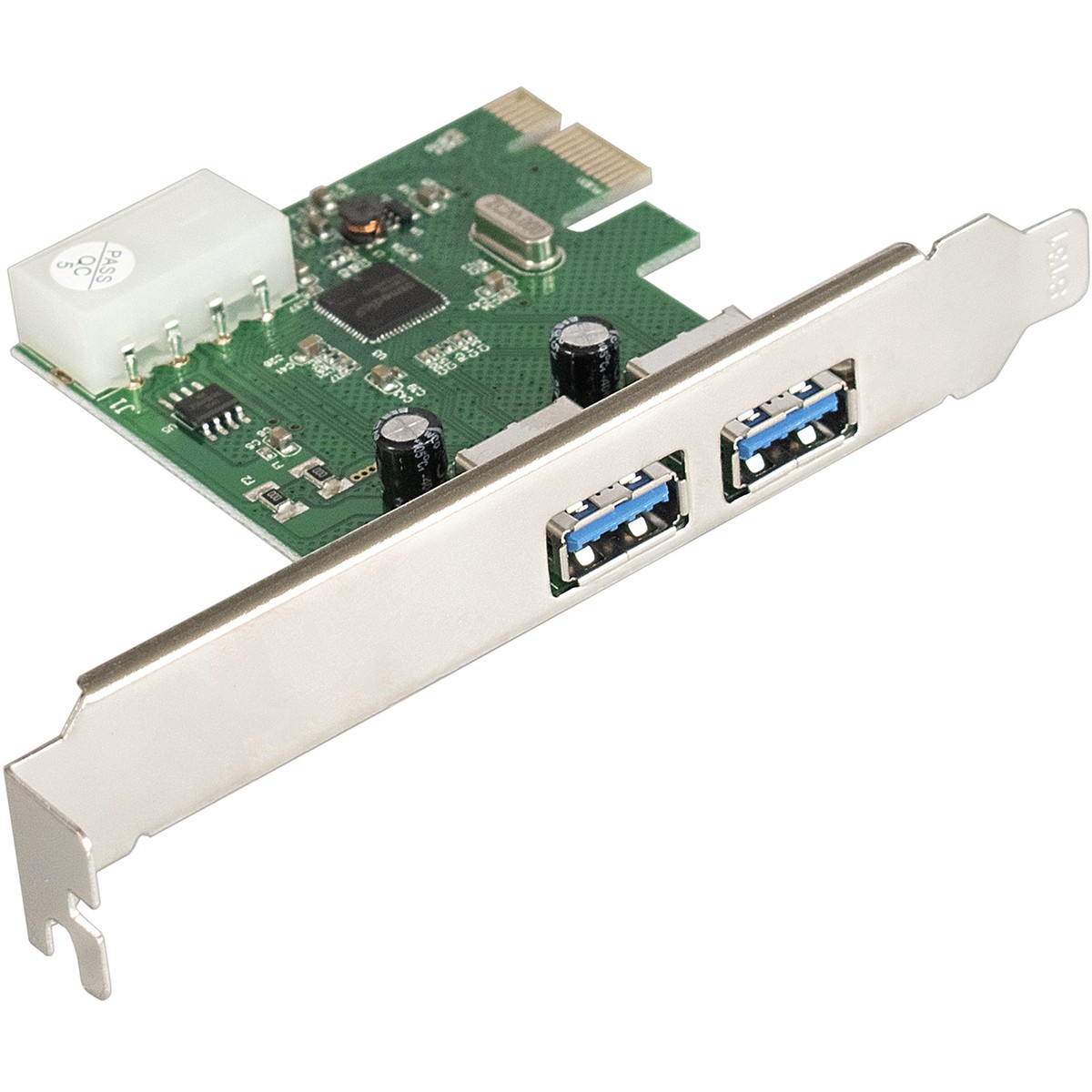 Exegate EX283718RUS Контроллер EXE-319 PCI-E 2.0, 2*USB3.0 ext, разъем доп.питания (OEM)