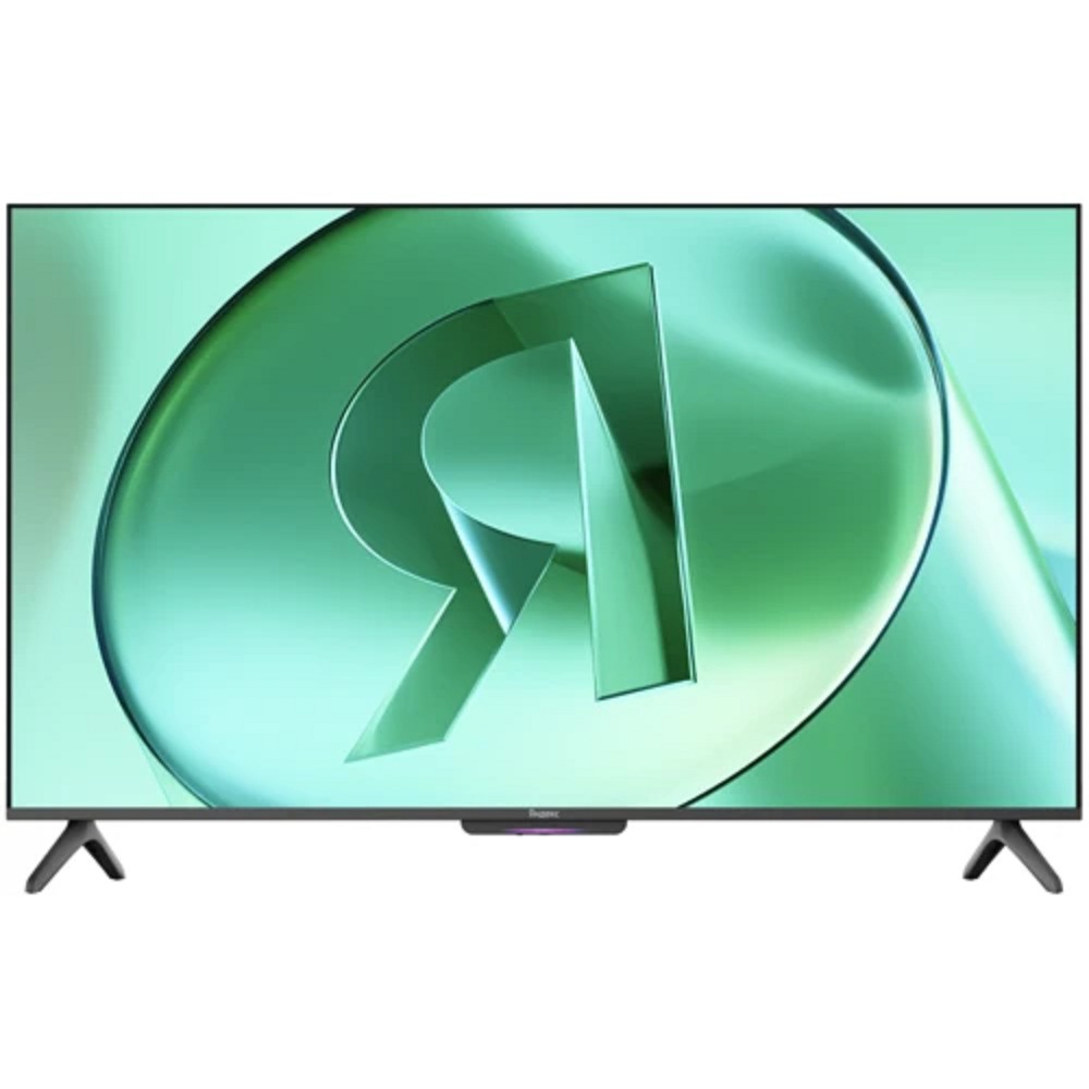 Яндекс ТВ Станция Бейсик с Алисой 4K Ultra HD, черный, СМАРТ ТВ, YaOS X