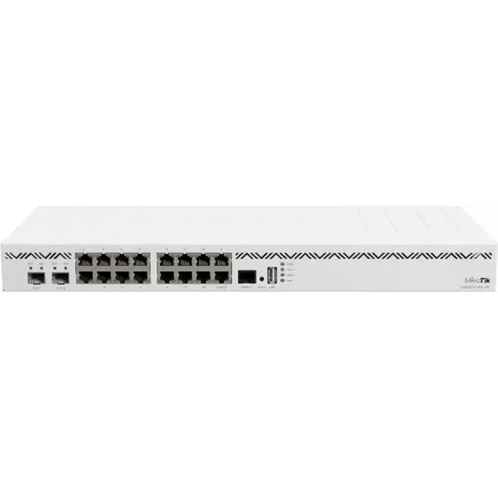 MikroTik CCR2004-16G-2S+ Маршрутизатор проводной, 16*1Gbit RJ45, 2*10Gbit SFP+