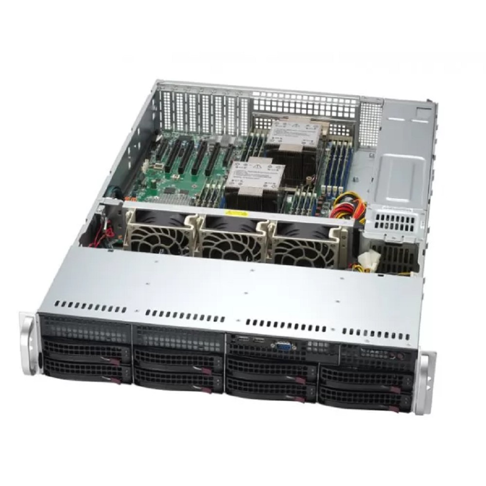 Сервер в сборе / SYS-621P-TRT (bundle1) / SYS-621P-TRT (bundle1): 2U / 1x Xeon Silver Sapphire Rapids 4510 / 1x DDR5 32GB 4800 / 1x SSD 240GB SATA , 2.5"/ 2x1200W Power.