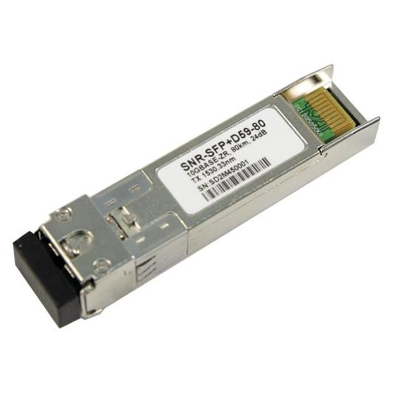 SNR-SFP+D57-80 Модуль SFP+ DWDM оптический, дальность до 80км (24dB), 1531.90нм