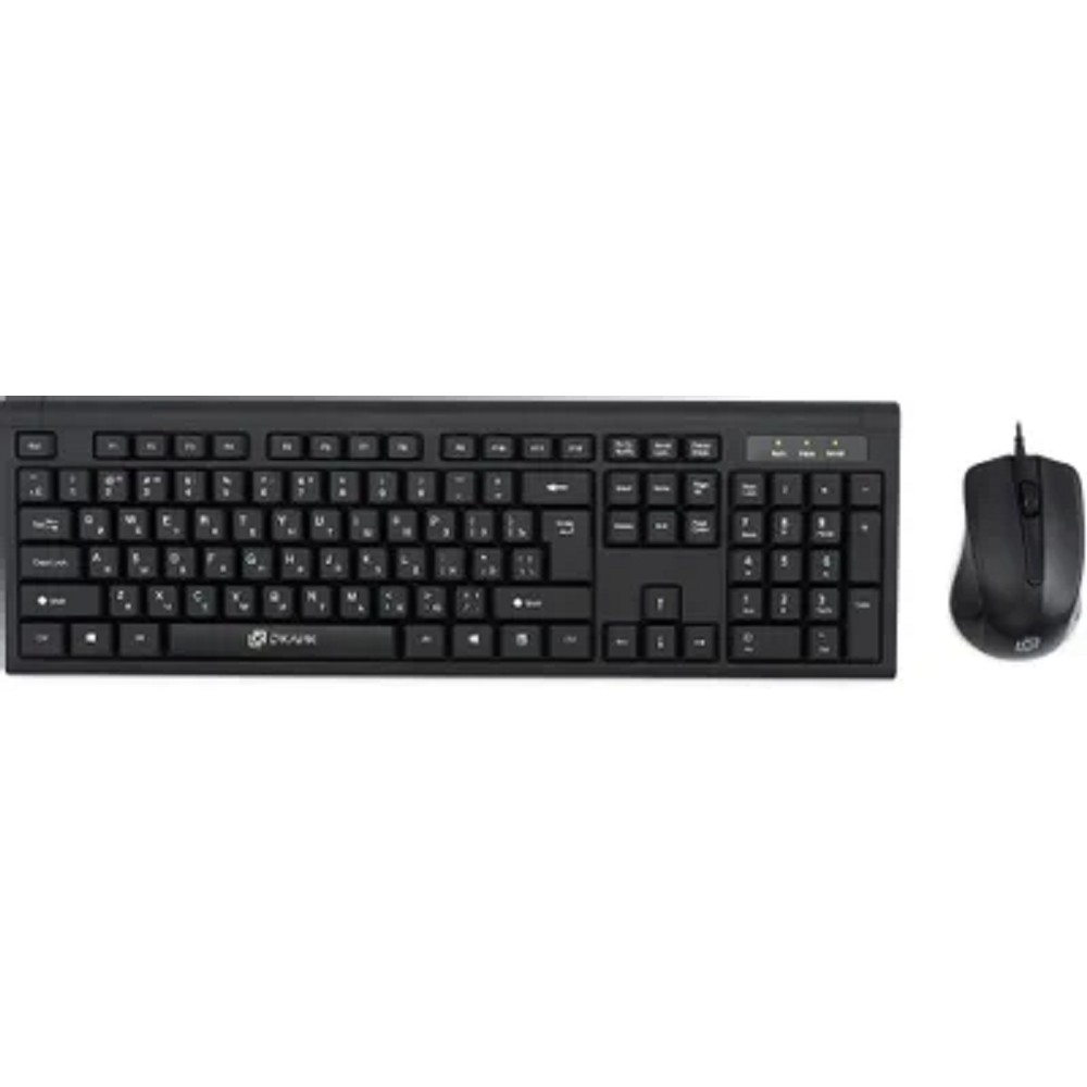 Клавиатура + мышь Oklick 600M black USB [337142]