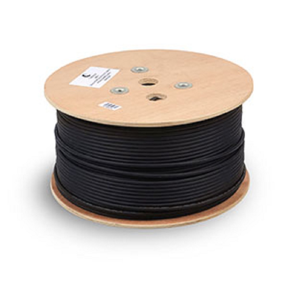 Cabeus FTP-4P-Cat.5e-SOLID-OUT-LSZH-UV Кабель FTP (F/UTP), категория 5e, 4 пары (24 AWG), одножильный, экран - фольга, для внутренней и внешней прокладки (+75 C - -40 C), LSZ (305 м)