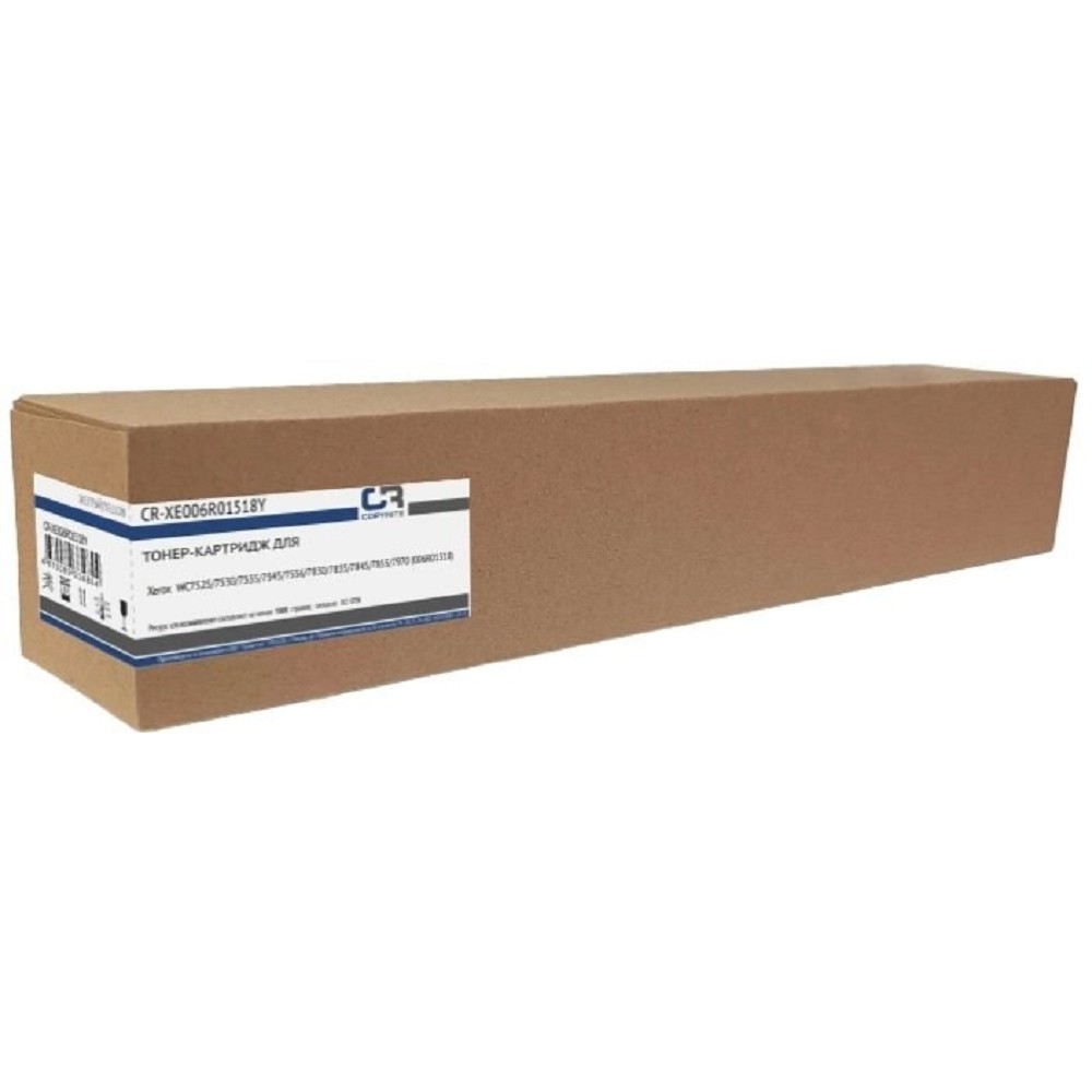 Картридж лазерный CopyRite CR-XE006R01518Y 006R01518 желтый (15000стр.) для Xerox WC7525/7530/7535/7