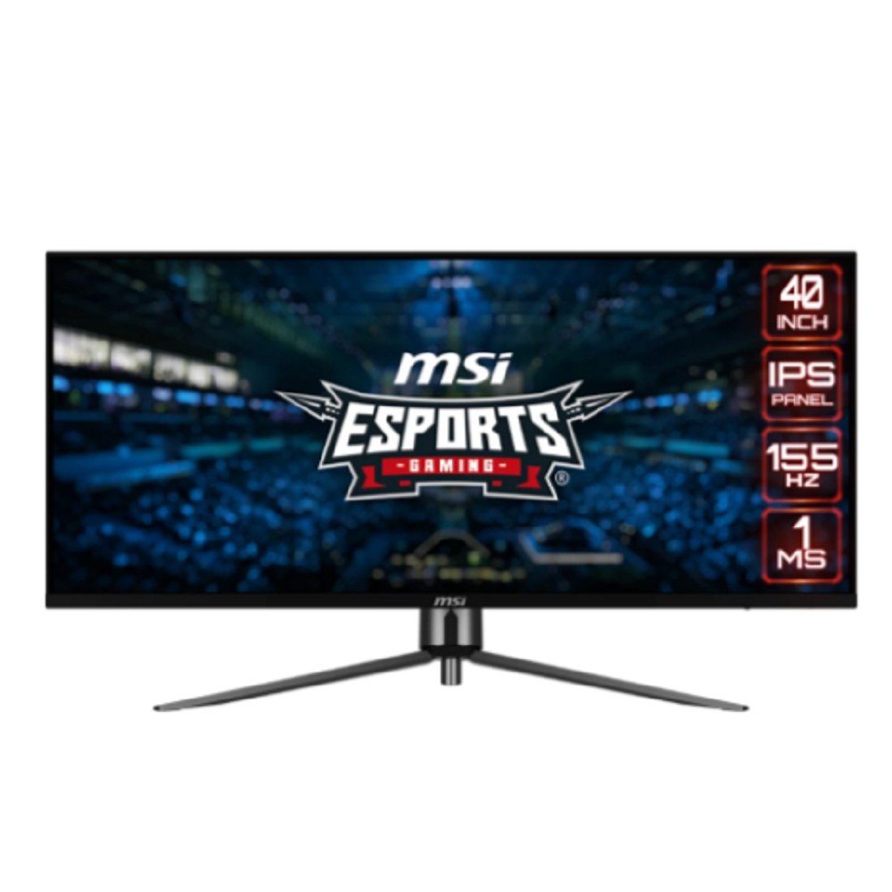 MSI MAG 40" MA401QR черный {IPS 3440x1440 155Hz 1ms 21:9 матовая 400cd 178/178 10bit(8bit+FRC) 2xHDMI2.0 DisplayPort 2xUSB2.0 USB-C2.0(65W) VESA} [9S6-3EA54H-005/9S6-3EA54H-016]