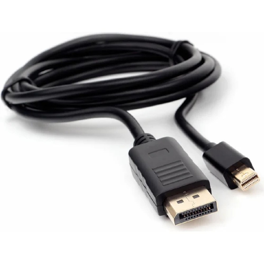 Cablexpert CCP-mDP2-6 Кабель miniDP<->DP , 20M/20M, v.1.2, 4K, 1.8м, черный, позол.разъемы, пакет