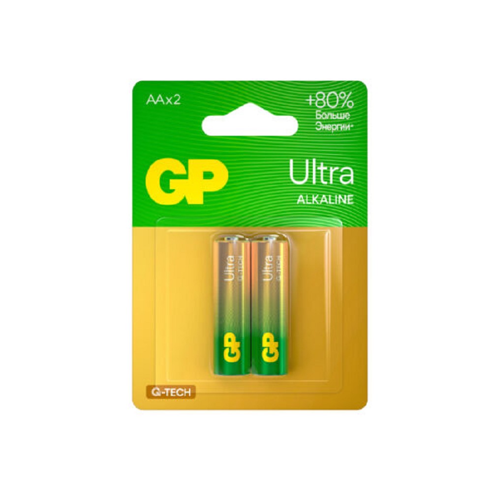 GP 15AUA21-2CRSBC2 20/80 GP Ultra Alkaline (2 шт. в уп-ке) 