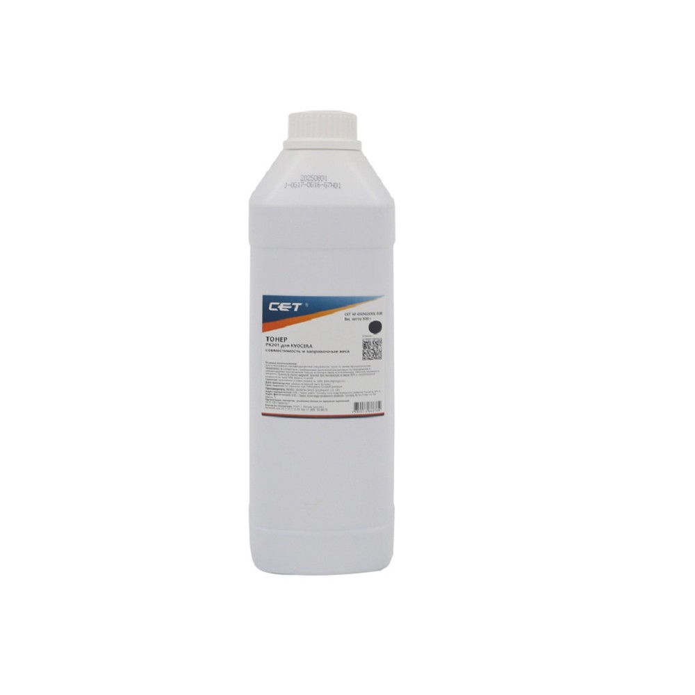 Тонер PK201 для KYOCERA ECOSYS P6030cdn/M6026cdn (CET) Black, 500г/бут, (унив.), OSP0201K-500