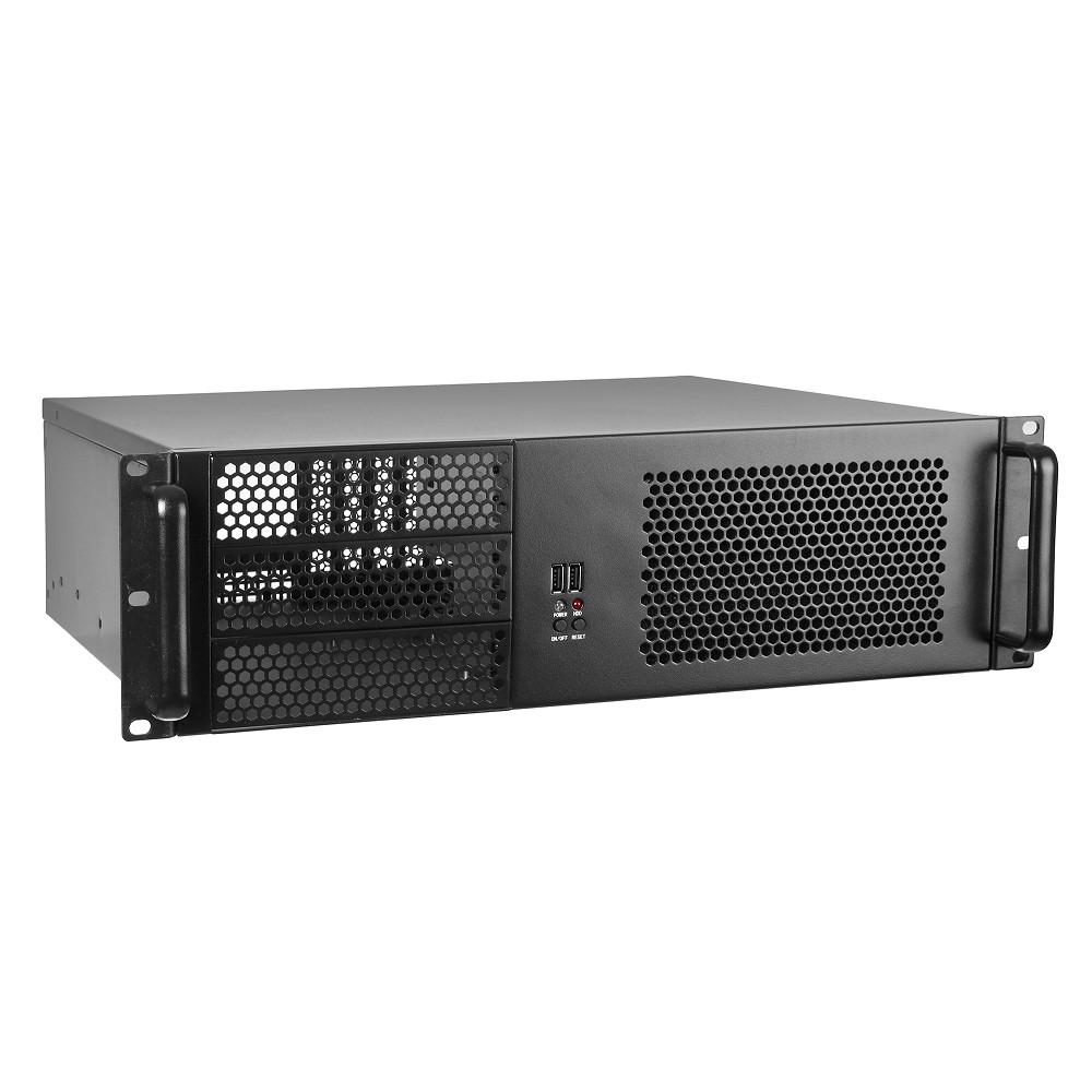Exegate EX264943RUS Серверный корпус Exegate Pro 3U390-08 <RM 19",  высота 3U, глубина 390, БП 500ADS , USB>