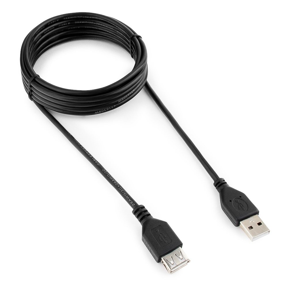 Gembird PRO CCP-USB2-AMAF-10 USB 2.0 кабель удлинительный 3.0м AM/AF позол. контакты, пакет